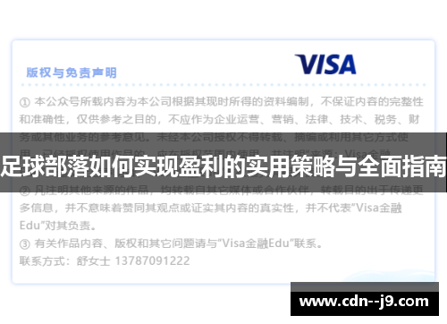 足球部落如何实现盈利的实用策略与全面指南